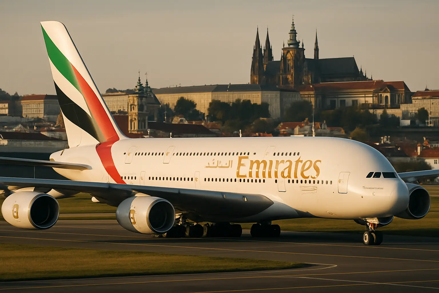 Emirates to Launch Premium Economy on Airbus A380 Flights to Prague Starting June