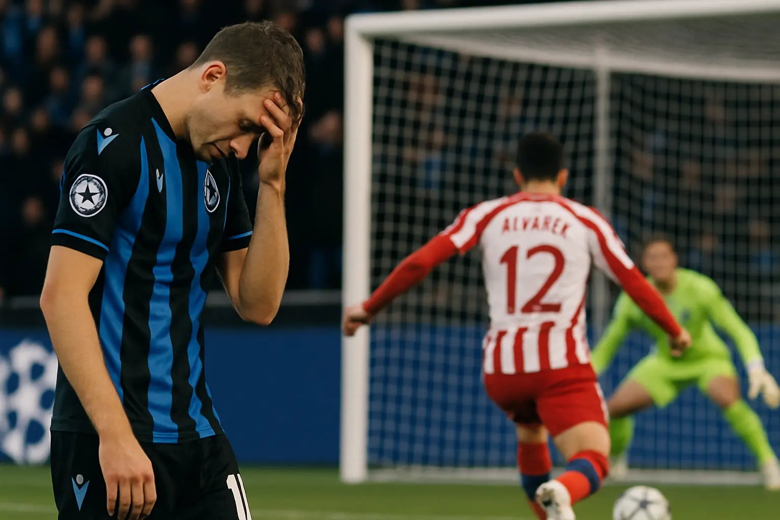 Club Brugge Faces Setback as Atlético Madrid Scores Early Penalty in Champions League Clash