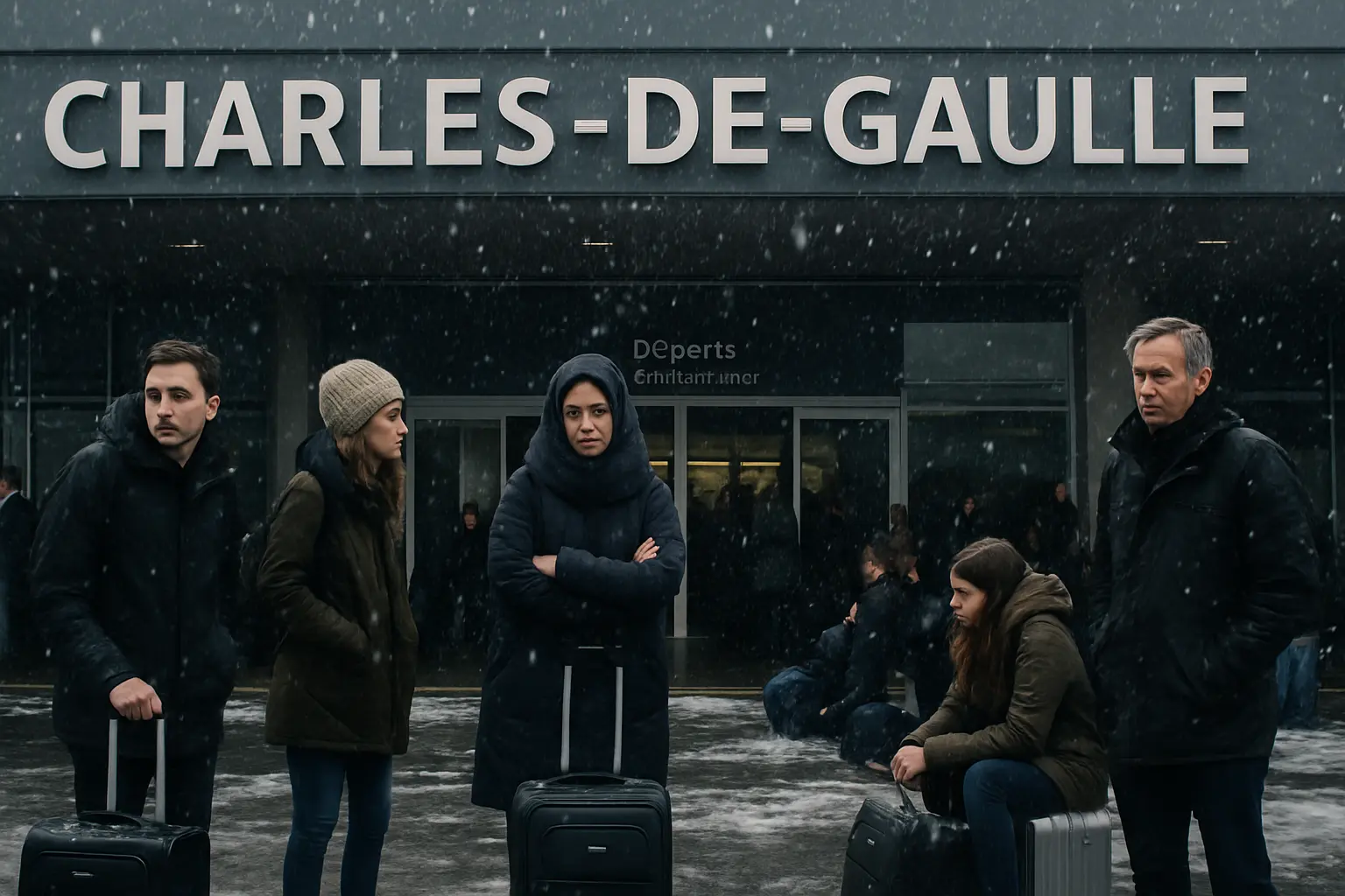Air France Disruptions Cause Flight Cancellations and Passenger Stranding at Charles de Gaulle