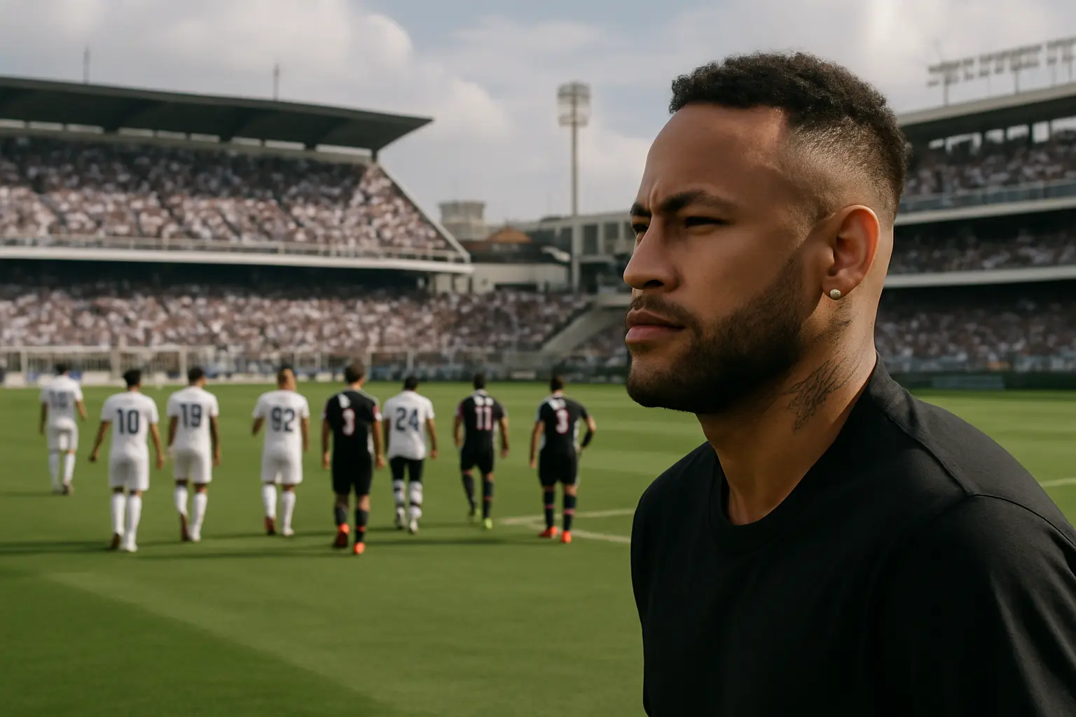 Santos and Vasco da Gama Clash in Anticipated Match with Neymar's Notable Presence