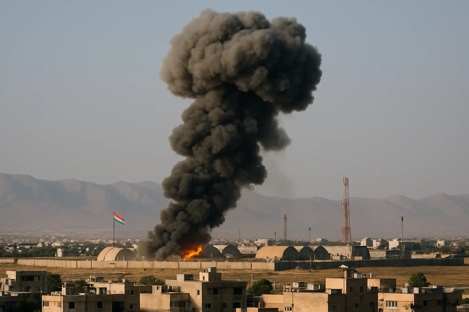 Over 70 Missiles and Drones Target Erbil in Coordinated Attack, Iraqi FM Reports