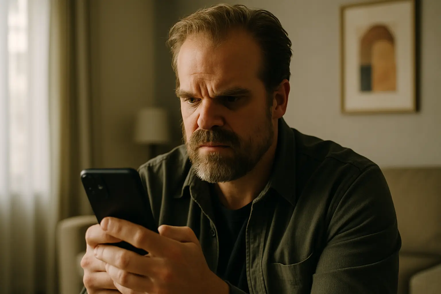 David Harbour Stars in New HBO Thriller 'DTF St. Louis' Exploring Dating Apps and Infidelity