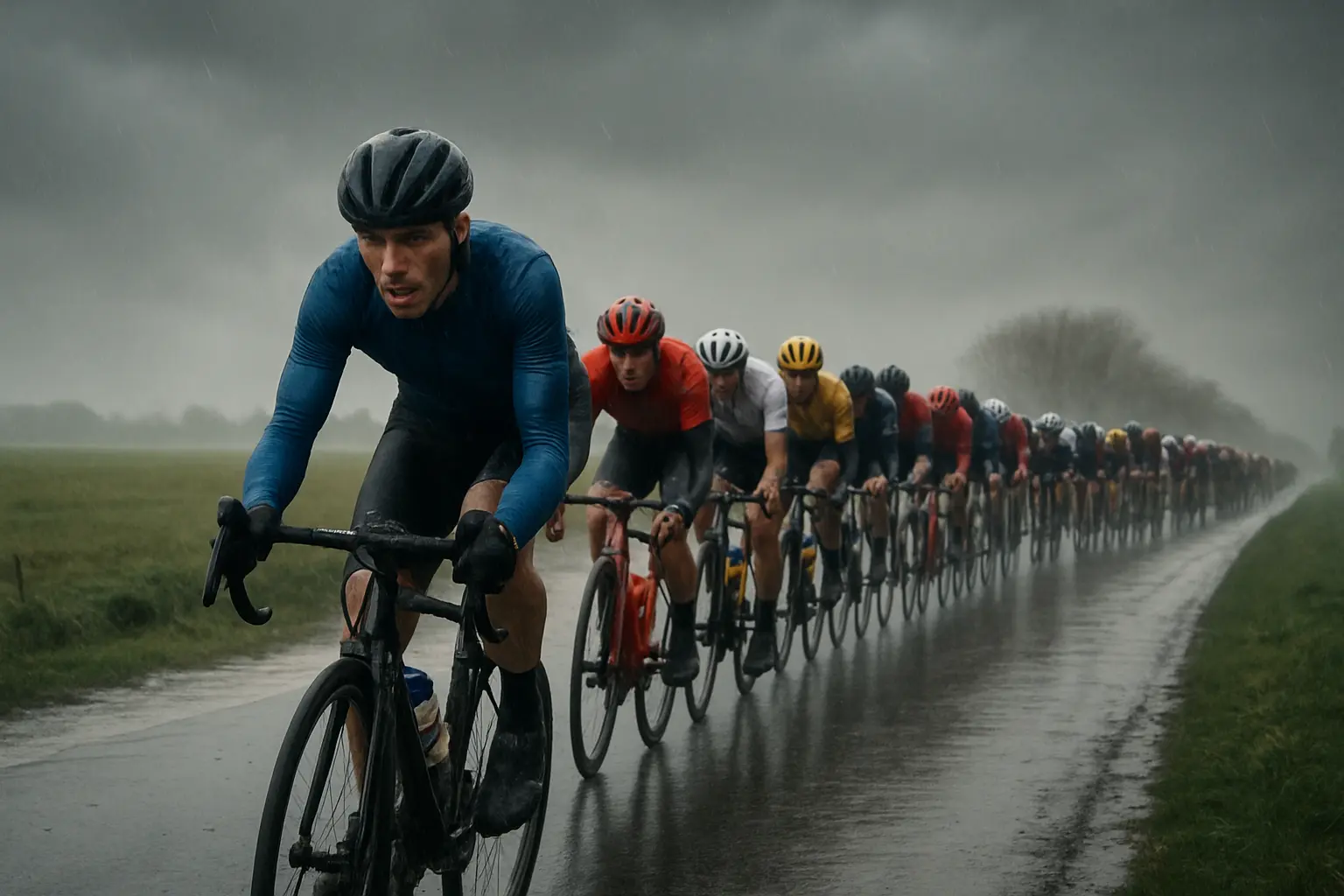 Omloop Het Nieuwsblad 2026 Kicks Off Amid Wet and Windy Conditions