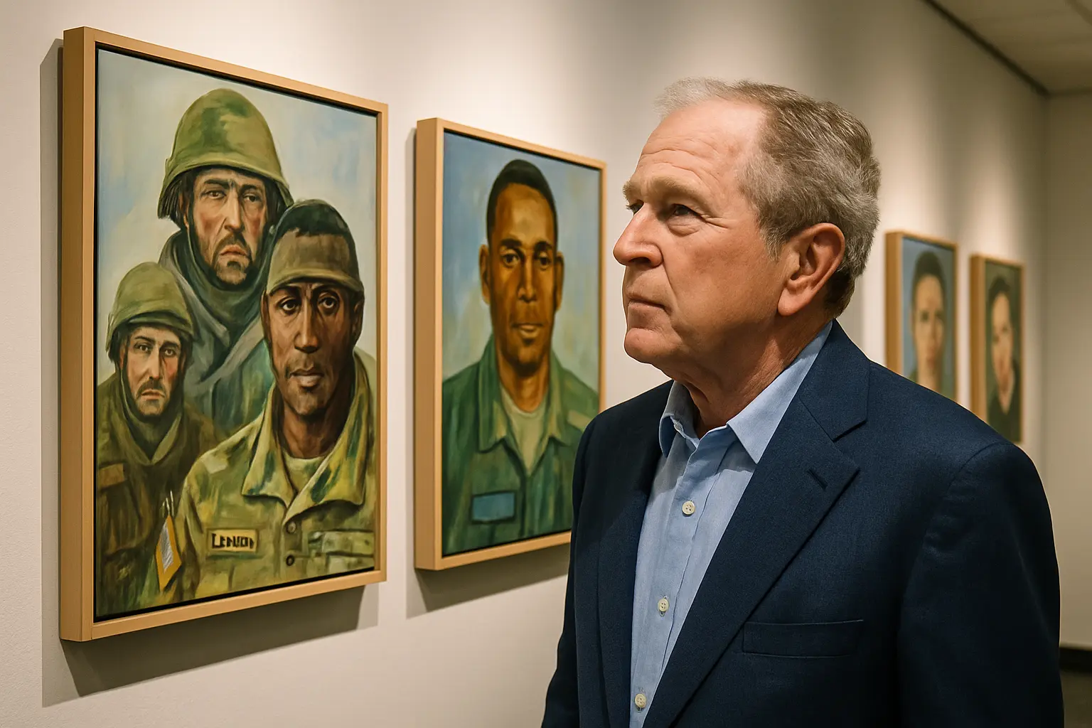 George W. Bush Portraits of Courage Exhibit Extended at EPCOT for America's 250th Celebration