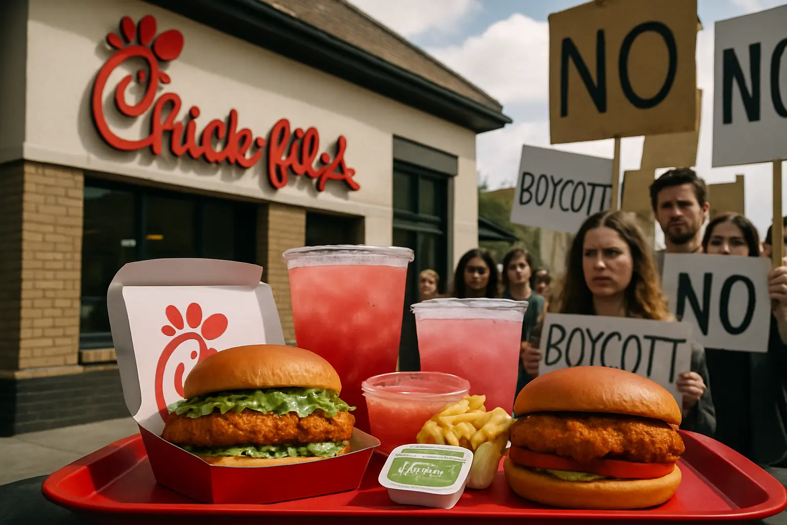 Chick-fil-A Launches New Spring Menu and Opens First London Restaurant Amid Protests