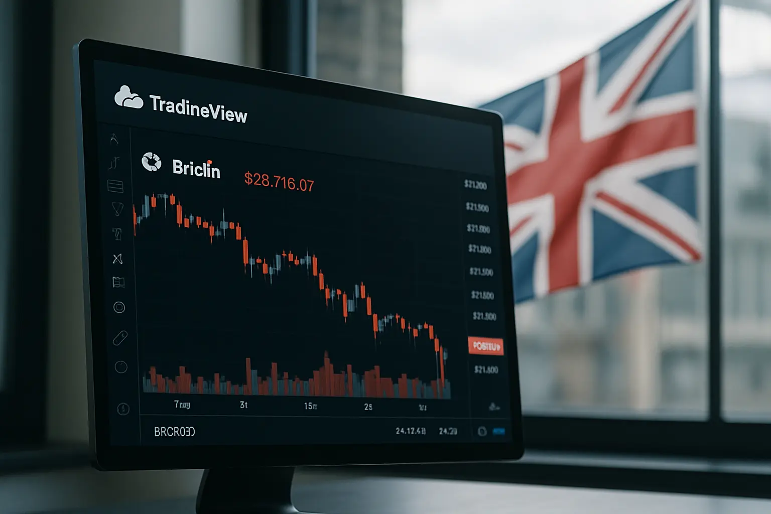 TradingView Maintains Interest Amidst Volatile Crypto Market in the UK
