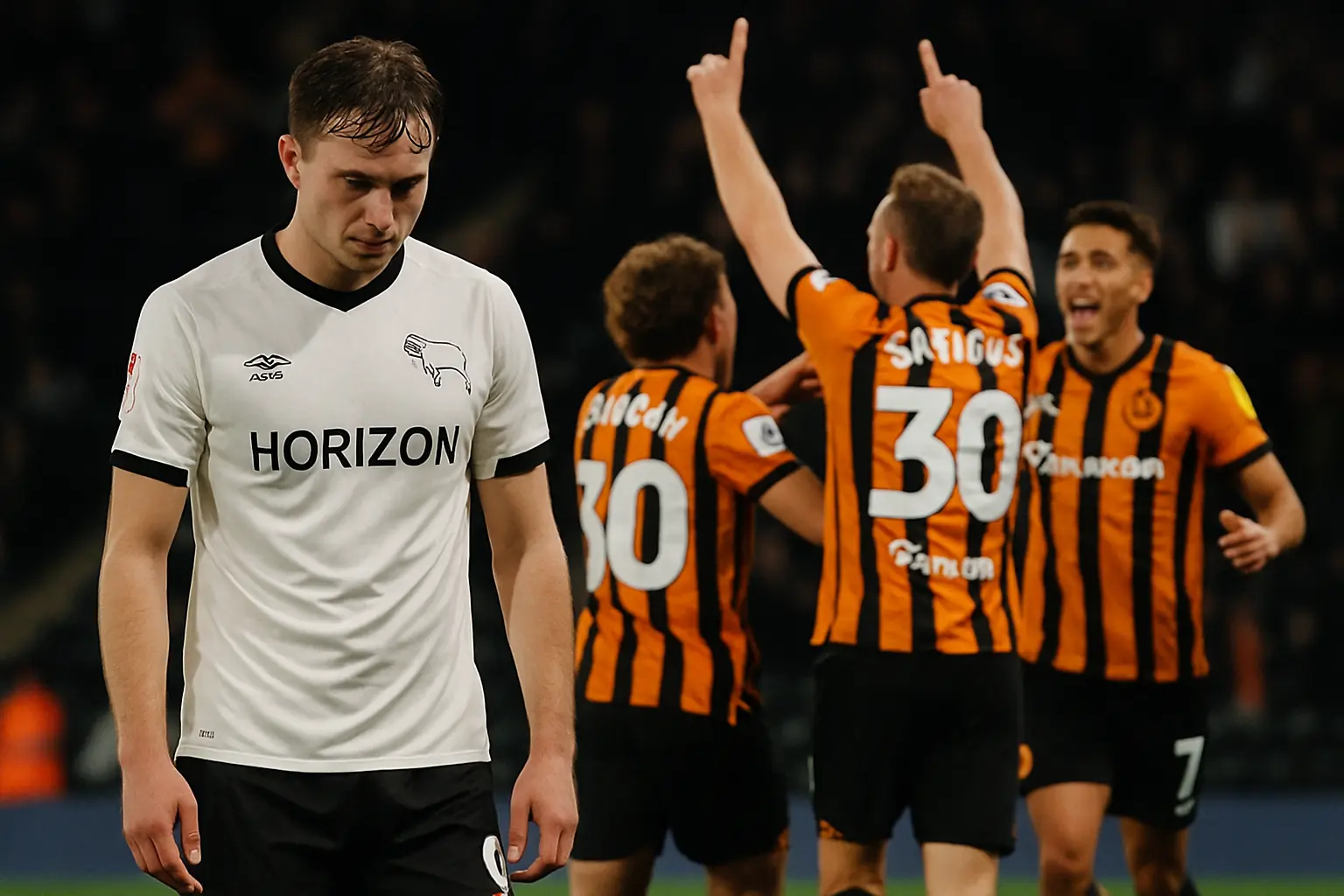 Late Goals Secure Hull City 4-2 Victory Over Derby County in Key Play-Off Clash