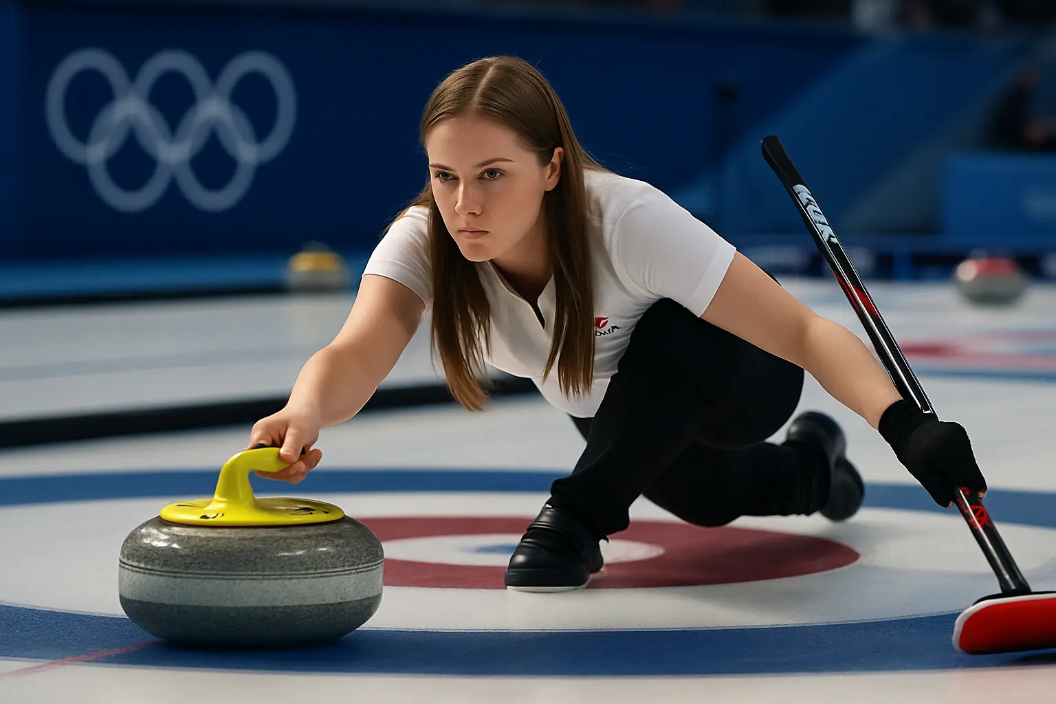 Women's Curling Captures Attention During Winter Olympics 2026 in Milan-Cortina