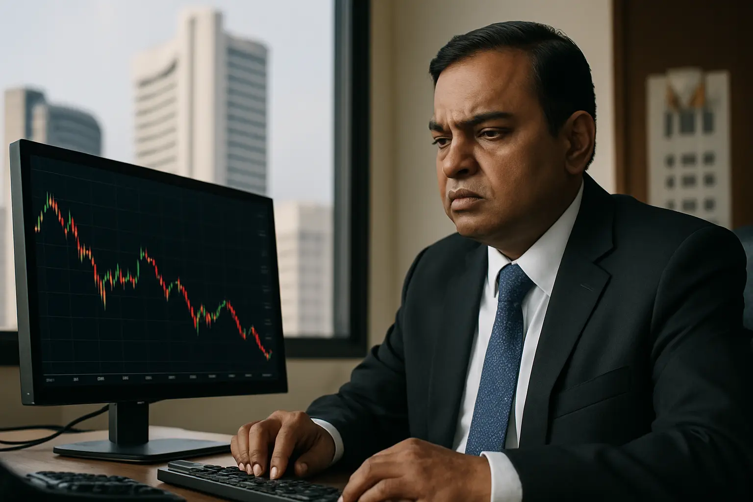 Indian Stock Market Faces Mixed Signals as RIL and Banks Lift Sensex Amid FPI Selling