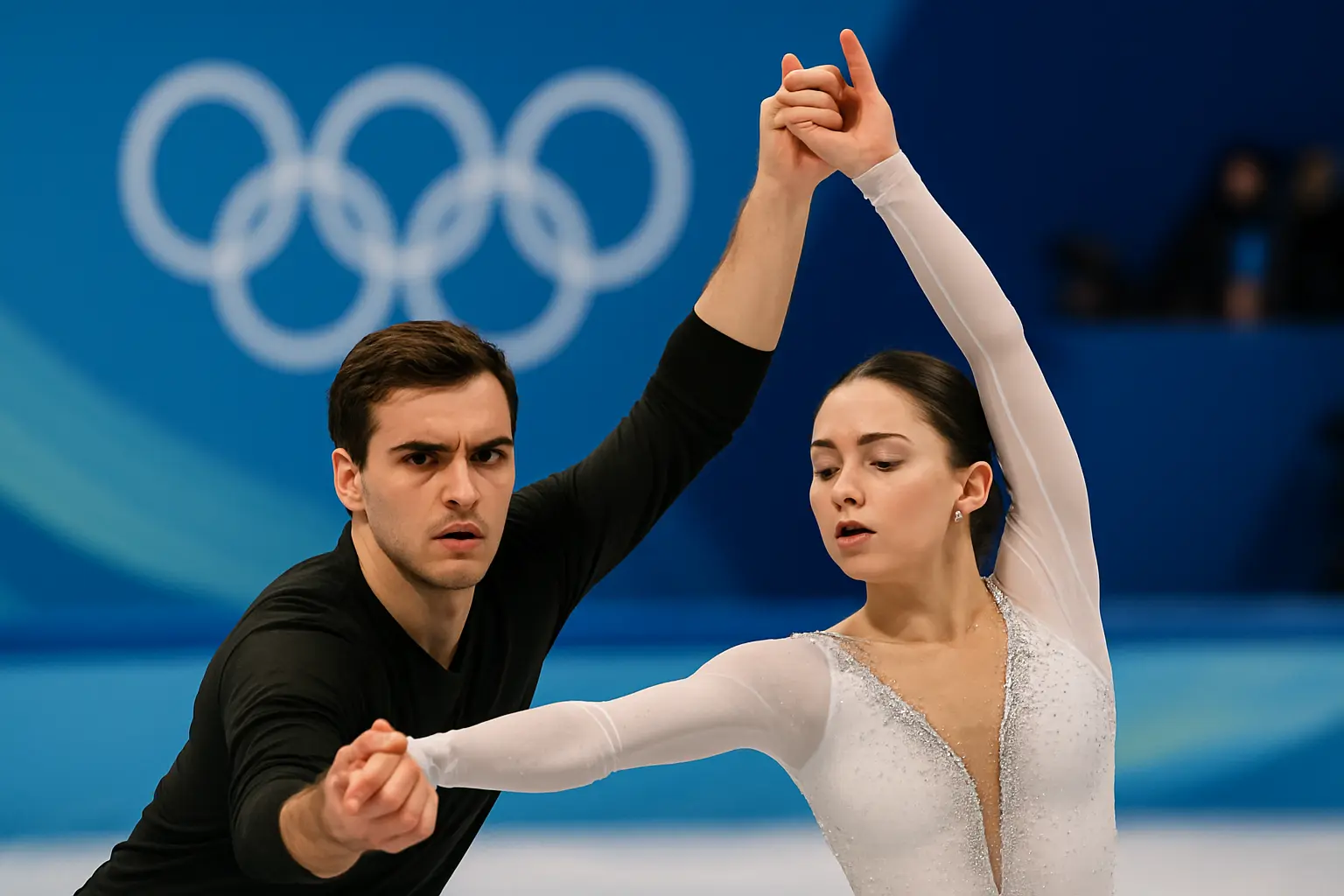 Luka Berulava and Anastasiia Metelkina of Georgia Shine at Winter Olympics Pairs Short Program